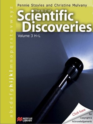 cover image of The A-Z of Scientific Discoveries: Volume 3 H-L